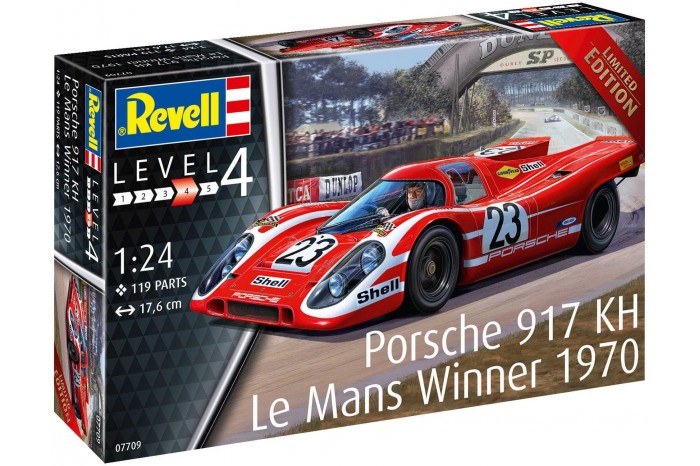 Plastic ModelKit auto 07709 - Porsche 917K Le Mans Winner 1970 (1:24)