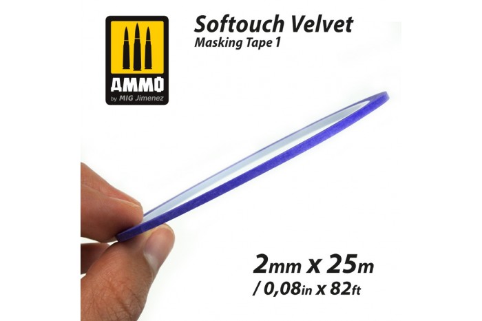 Jemná maskovací páska 6mm (SOFTOUCH VELVET MASKING TAPE) - 8241