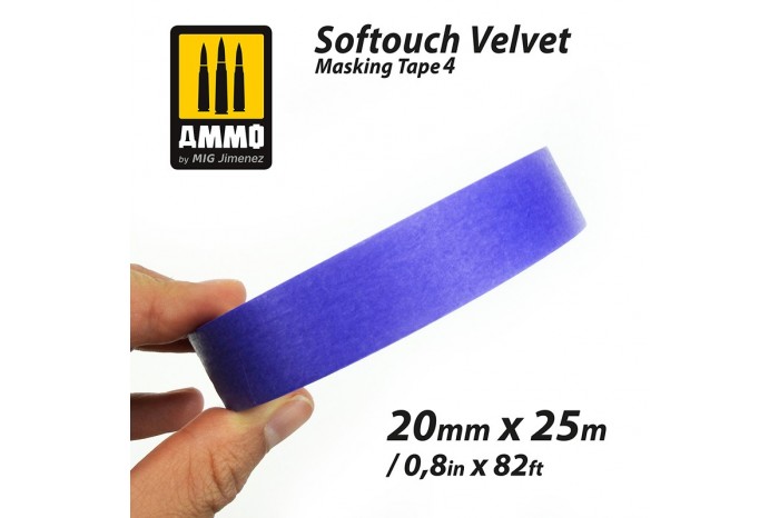 Jemná maskovací páska 20mm (SOFTOUCH VELVET MASKING TAPE) - 8243