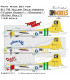 B-17G Flying Fortress Yellow Tails Insignia Paint Mask Set (1:48) - 48/827-071