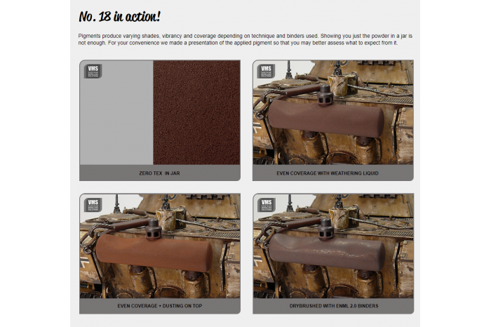 Spot-On pigment 18 - Rez (Medium Old Rust) - P18