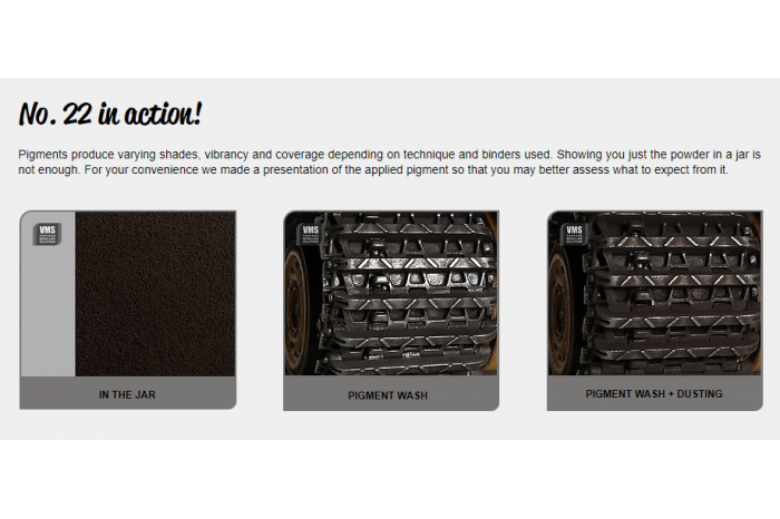 Spot-On pigment 22 - Tmavá hnědá na pásy (Track Brown XT Dark) - P22