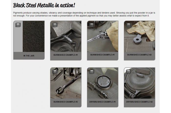 Pigment Jockey 10 - Kovová (Steel Metalic) - PJ10