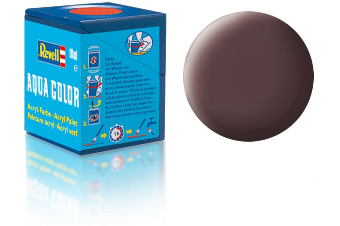 84: matná koženě hnědá (leather brown mat) - Aqua