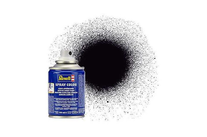 34108: matná černá (black mat) - sprej