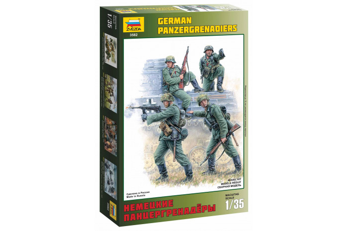 Model Kit figurky 3582 - German Panzergrenadiers (1:35)