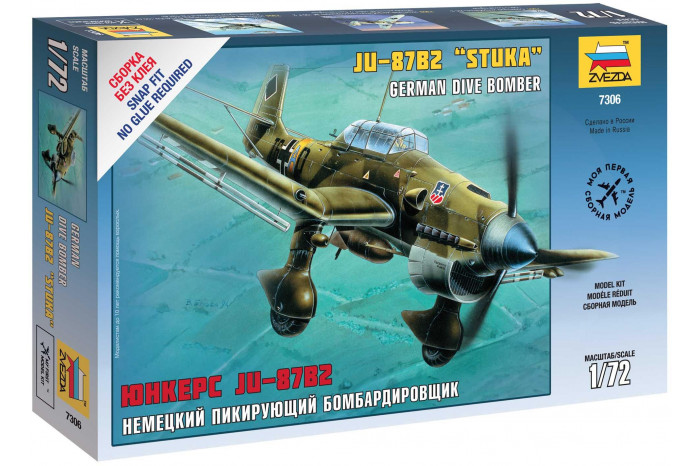 Snap Kit letadlo 7306 - Ju-87B2 Stuka (1:72)