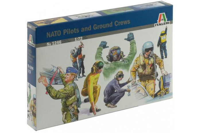 NATO PILOTS AND GROUND CREW (1:72) - 1246