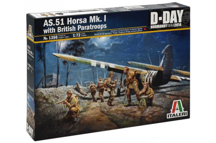 AS.51 HORSA Mk.I/II & British Paratr. (1:72) - 1356