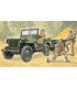 Willys MB Jeep with Trailer (1:35) - 0314