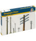 Model Kit doplňky 0404 - TELEGRAPH POLES (1:35)
