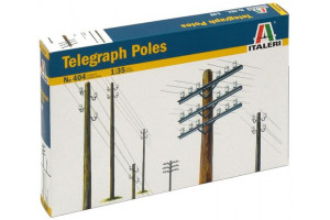 Model Kit doplňky 0404 - TELEGRAPH POLES (1:35)