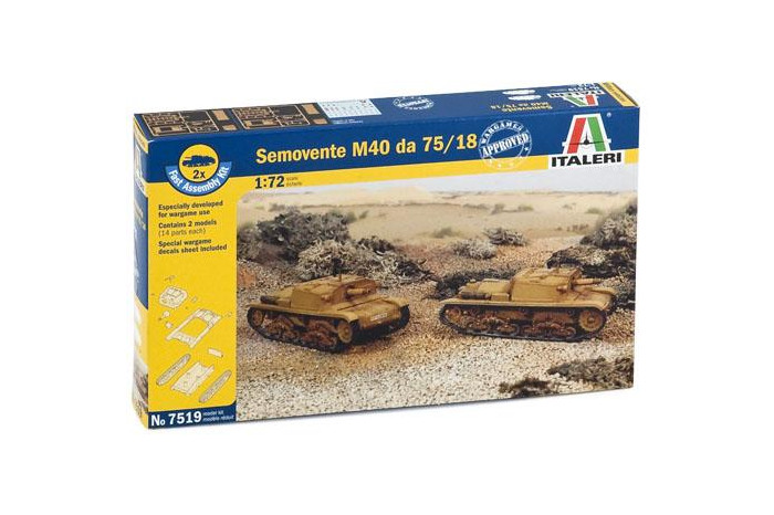 SEMOVENTE M40 da 75/18 (1:72) - 7519