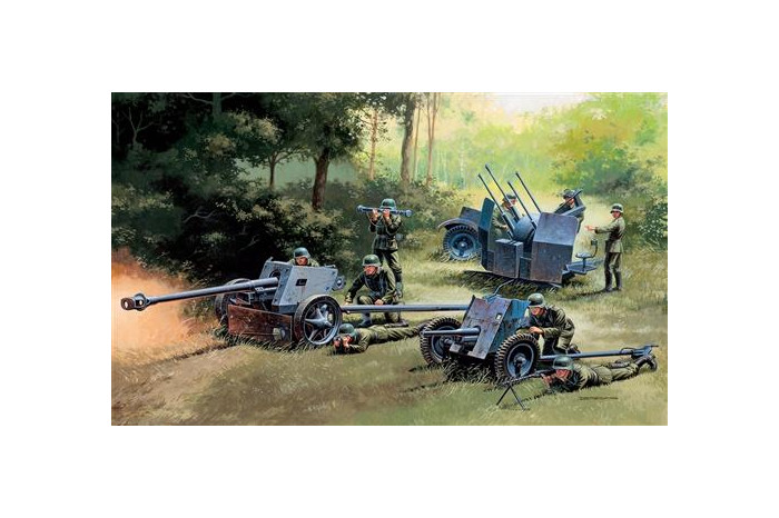 GERMAN GUNS SET: PAK35-PAK40-FLAK38 (1:72) - 7026