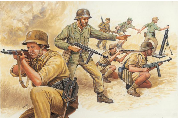 WWII - GERMAN AFRIKA CORPS (1:72) - 6076