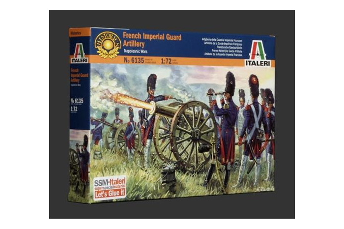 FRENCH IMPERIAL GUARD ARTILLERY (NAP. WARS) (1:72) - 6135