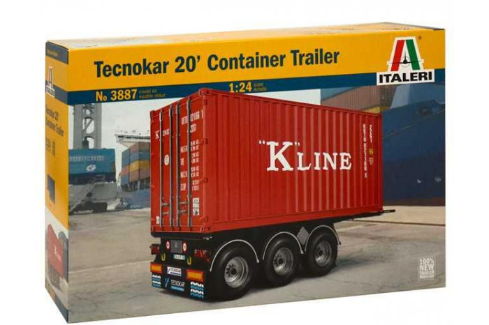 TECNOKAR 20' CONTAINER TRAILER (1:24) - 3887