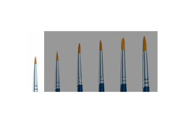 Kulatý syntetický štětec (velikost 000) - 52201