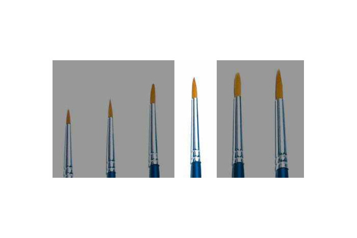 Kulatý syntetický štětec (velikost 1) - 52204