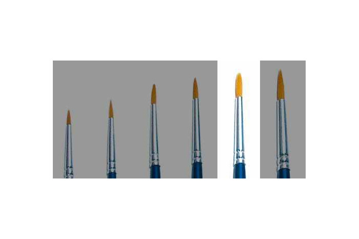 Kulatý syntetický štětec (velikost 2) - 52205