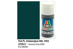 4795AP - Flat Pz. Schwarzgrau RAL 7021 20ml - akryl