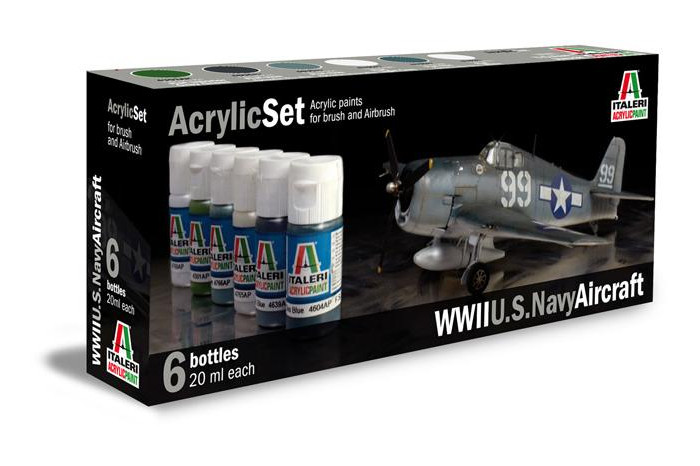Sada 439AP: WWII U.S. NAVY AIRCRAFT 6 ks - akryl