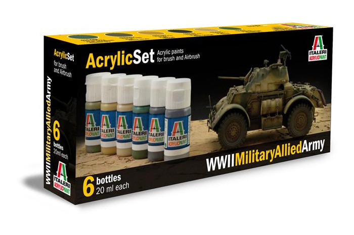 Sada 440AP: WWII MILITARY ALLIED ARMY 6 ks