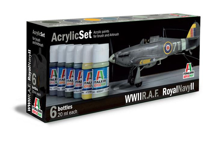Sada 444AP: R.A.F. / ROYAL NAVY II 6 ks - akryl