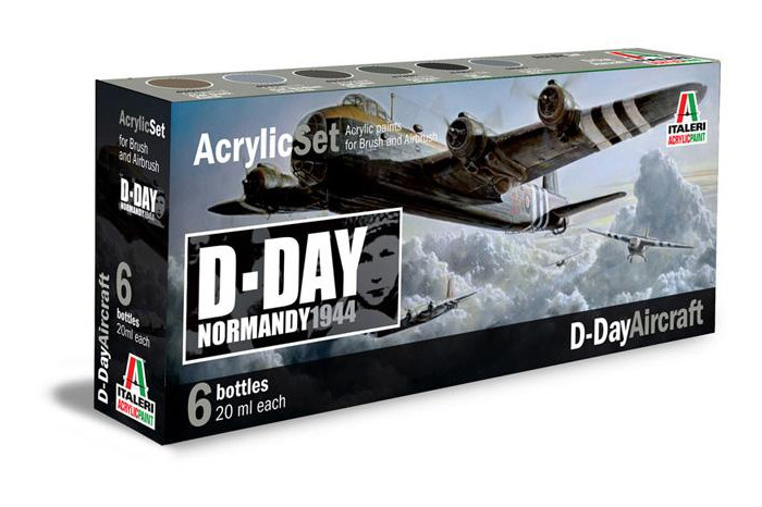 Sada 445AP: D-DAY AIRCRAFT 6 ks - akryl