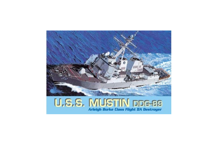 U.S.S. MUSTIN DDG-89 (1:700) - 7044