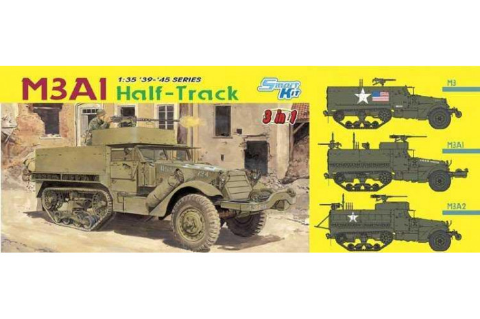 M3A1 HALF-TRACK (3 IN 1) (SMART KIT) (1:35) - 6332