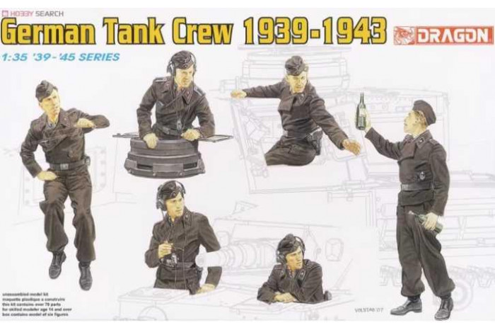 GERMAN TANK CREW 1939-1943 (1:35) - 6375