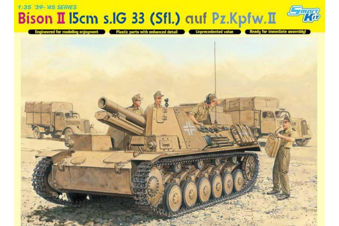 Model Kit military 6440 - BISON II 15cm s.IG 33 (Sfl) auf Pz.Kpfw. II (SMART KIT) (1:35)