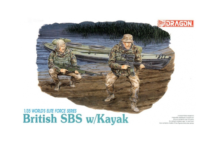 BRITISH SBS w/KAYAK (1:35) - 3023