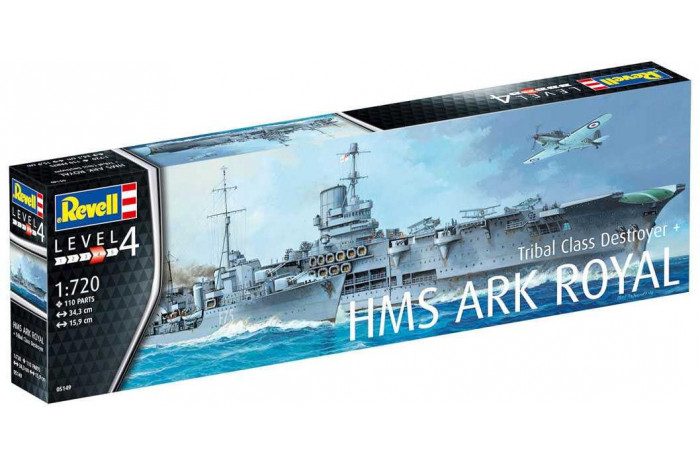 HMS Ark Royal & Tribal Class Destroyer (1:720) - 05149