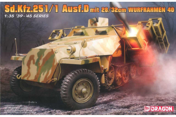 Sd.Kfz.251/1 Ausf.D with 28/32cm Wurfrahmen 40 (1:35) - 6861