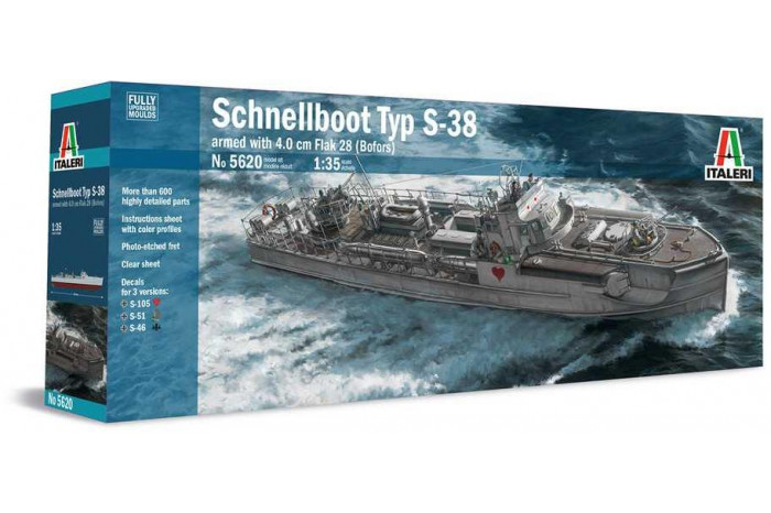 SCHNELLBOOT S-38 with Bofors (1:35) - 5620