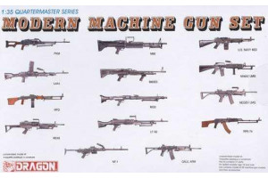 MODERN MACHINE GUN SET (1:35) - 3806