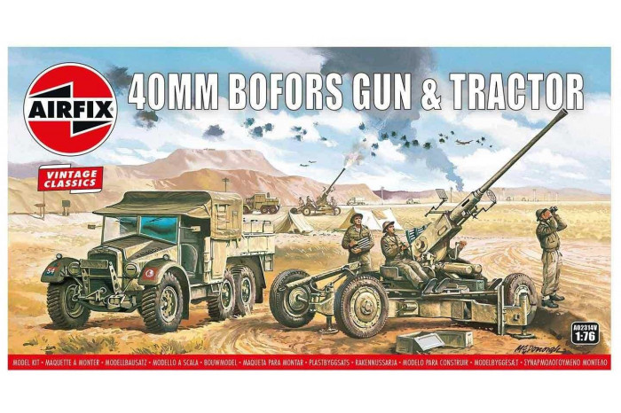 Bofors 40mm Gun & Tractor (1:76) - A02314V