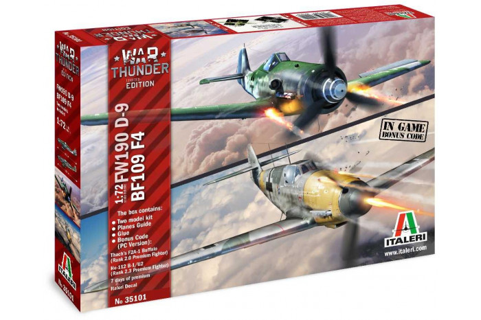 War Thunder BF109 F-4 and FW 190 D-9 (1:72) - 3501