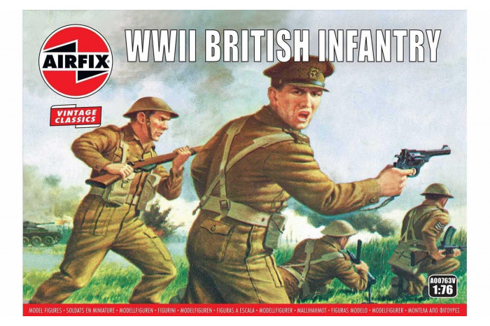 WWII British Infantry (1:76) - A00763V
