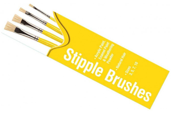 Sada plochých štětců (velikost 3/5/7/10) - AG430