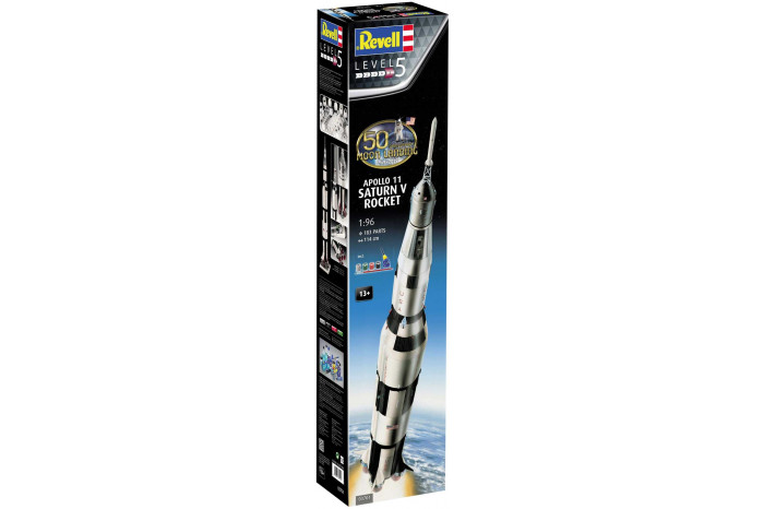 Apollo 11 Saturn V Rocket (50 Years Moon Landing) (1:96) - 03704