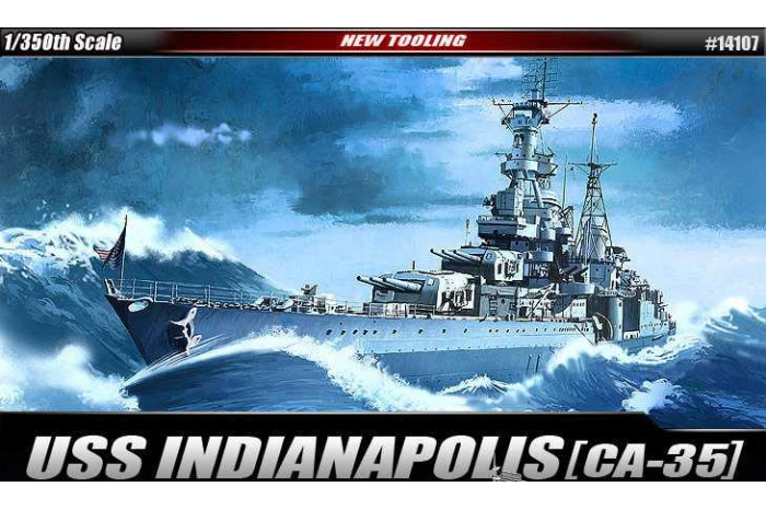 USS CA-35 INDIANAPOLIS (1:350) - 14107