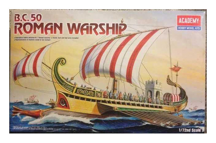 ROMAN WARSHIP CIRCA B.C 50 (1:72) - 14207