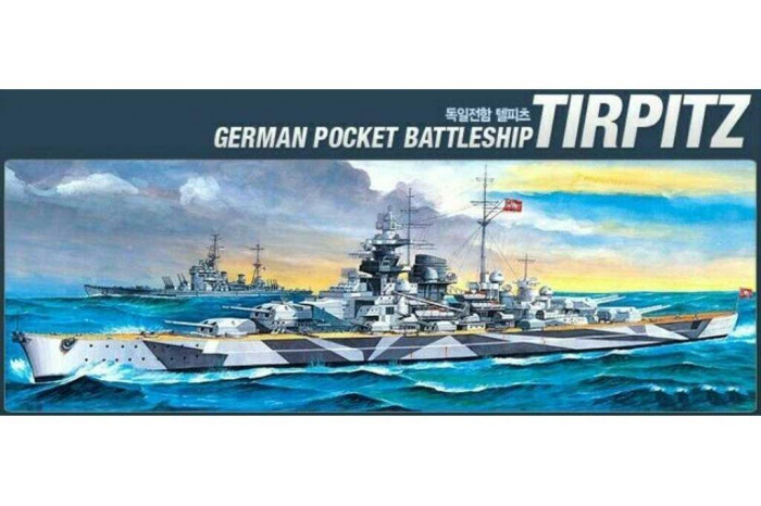 BATTLESHIP TIRPITZ (STATIC) (1:800) - 14219