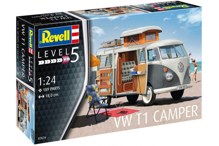 VW T1 Camper (1:24) - 07674