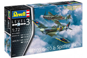Bf109G-10 & Spitfire Mk.V (1:72) - 63710