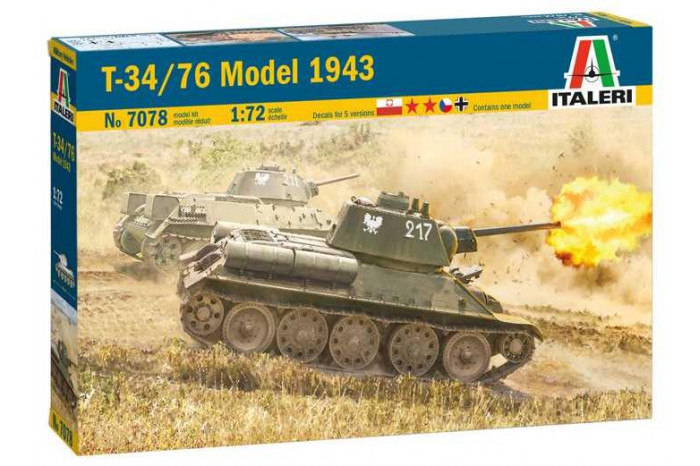 T-34/76 Model 1943 (1:72) - 7078