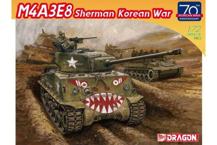 M4A3E8 SHERMAN Korean War (70th Anniversary) (1:72) - 7570